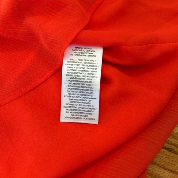 Lauren Ralph Lauren Women’s Orange Long Sleeve Blouse - Picture 9 of 11